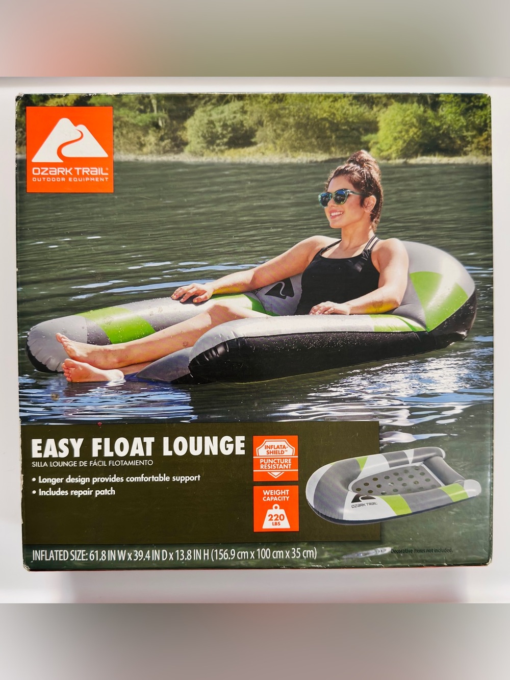 NIB Ozark Trail Easy Float Lounge